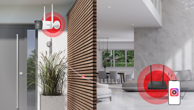 HIKVISION DS-2CV1F43G2-LIDW 4 MP Indoor Wi-Fi 6 Fixed 2.8mm PT Turret Network Camera