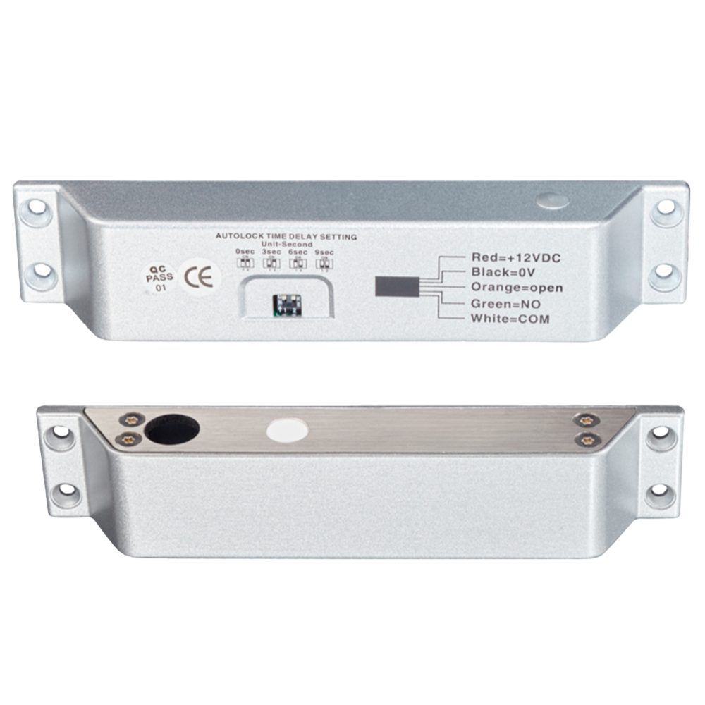 YB-500IN-LED Serrure de sécurité électromécanique Mode ouverture Fail Safe (NC) Force de maintien 1000 kg | Capteur de porte