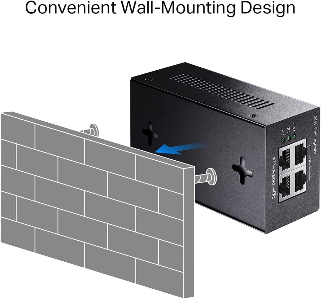 Cudy POE220 Injecteur PoE+/PoE Gigabit 2 canaux 30 W