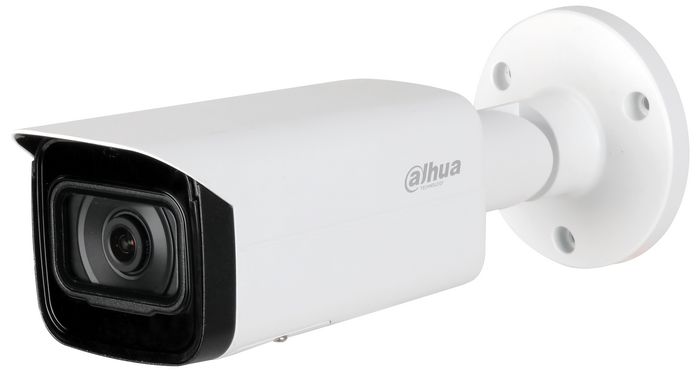 [IPC-HFW2831TP-AS-S2] DAHUA DH-IPC-HFW2831TP-AS-S2 Caméra Bullet IP POE  8MP, audio 3,6 mm intégré • 8MP • H.265+ • WDR 120 dB • IR jusqu'à 30 m • Carte SD • Micro • IP67 • Métal