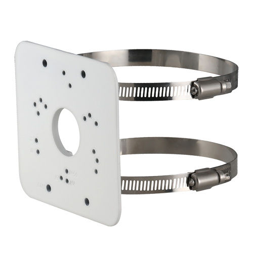 DAHUA PFA152-E / SAM-4696 - Gemotoriseerde koepelpaalbevestiging - Aluminium - 114 mm (H) x 125,6 (B) x 20 (D) - 270 g - Verstelbare lengte - Diameterbereik 80~150 mm