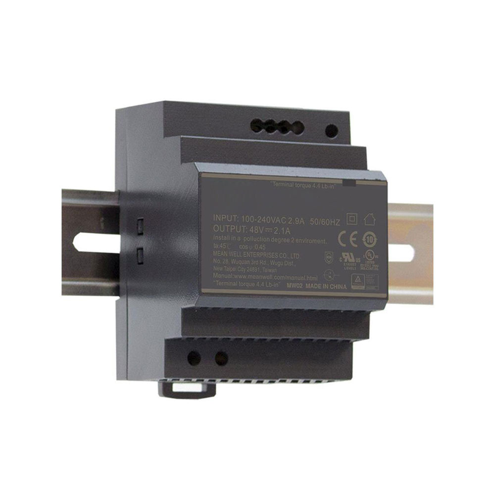 48VDC/1.9A 90W voeding voor DIN-rail