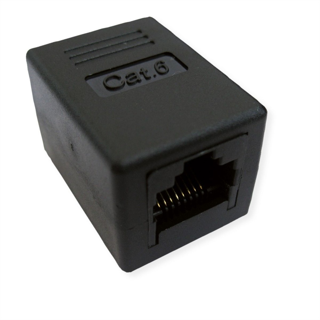 VALUE RJ-45 modulaire koppeling, Cat.6 (klasse E), UTP, zwart