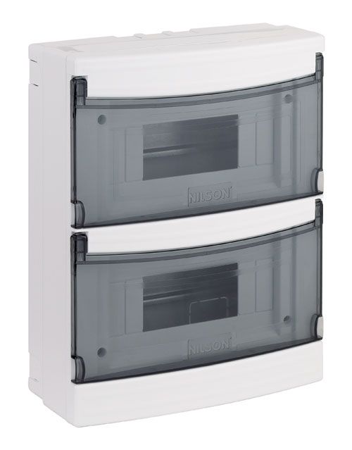 16 MODULES STANDARD SURFACE MOUNTED DISTRIBUTION BOX 348x100x306mm