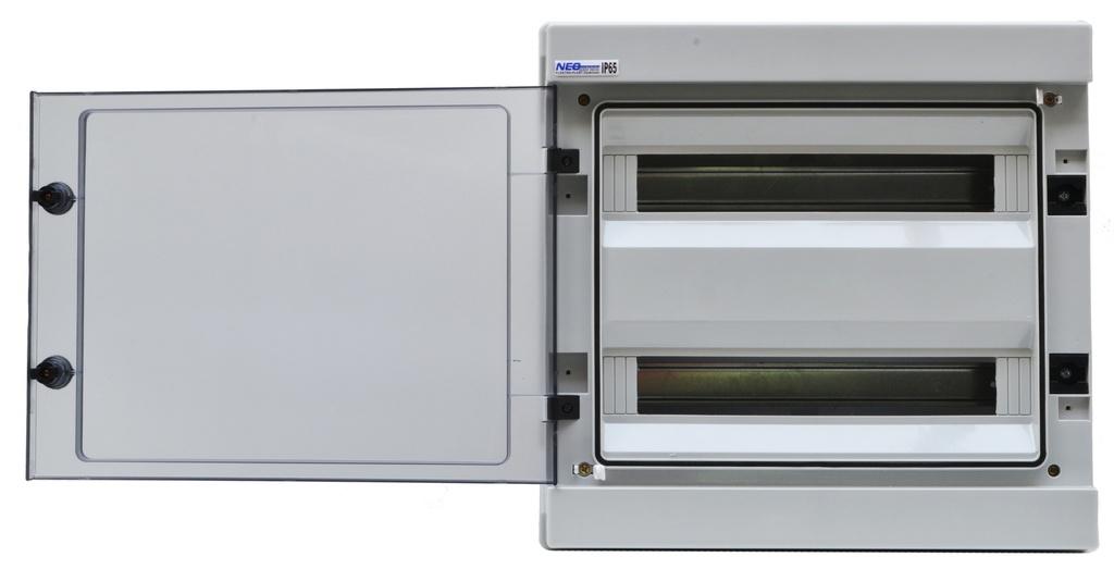 Tableau de distribution - montage en saillie - IP65 - 36 modules - 435 x 420 x 138 mm