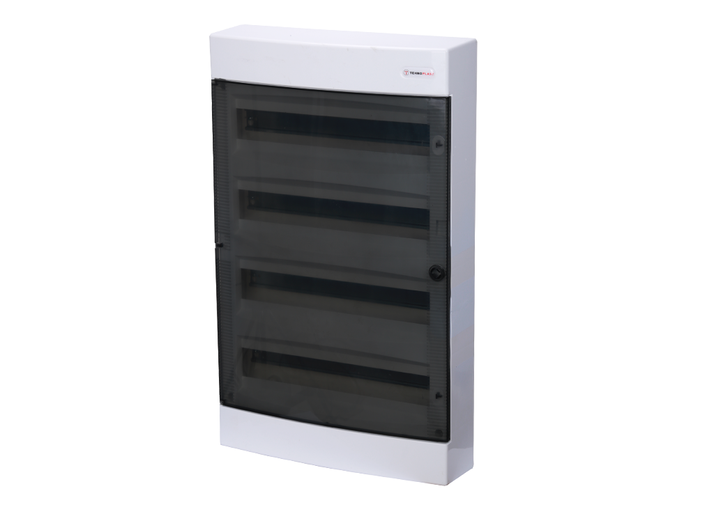 TECHNOPLAST Surface-mounted distribution box IP40 - 72 modules - 651 x 396 x 112 mm