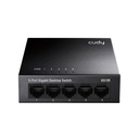 Cudy GS105 5-Port Gigabit Ethernet Switch, 10/100/1000 Mbps Ethernet Hub, Plug &amp; Play, Metal Housing