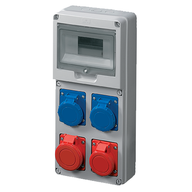 Industrieel bord IP44 3P32A-1/3P32A-1/4P16A-1/4P16A-1 Cat. №: 53EC690234A4