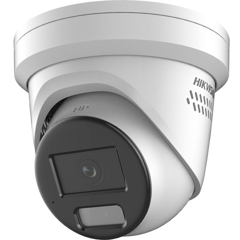 Caméra IP HIKVISION DS-2CD2347G2H-LISU/SL 4 MP Acusense ColorVu, tourelle fixe 2,8 mm, noire, audio intégré