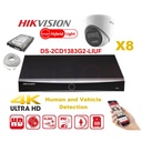 HIKVISION Camera Kit Smart Hybrid G2-serie 8x IP-cameratoren 8MP - NVR 8x kanaal - harde schijf 4 TB