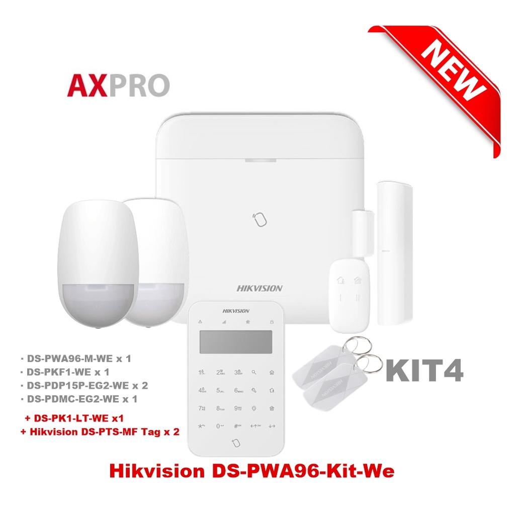 Kit d'alarme sans fil Hikvision DS-PWA96-Kit-WE 4
