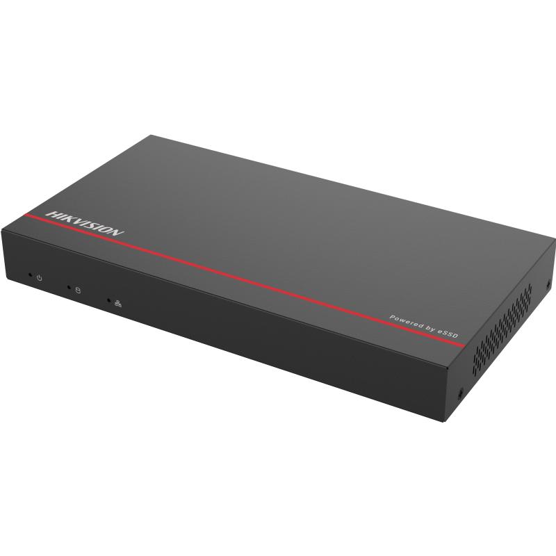 DS-E08NI-Q1/8P (SSD 1T) Hikvision NVR IP/POE 58W 8-kanaals video - 4 Mpx - 60 Mbps 1 SSD-harde schijf (SSD 1 TB inbegrepen)