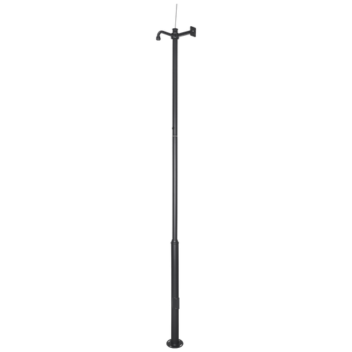 STAINLESS-GTruncated Mast - 3,5 / 4.5 / 6 m Camera Mast Set Black