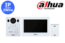 Kit d'interphone vidéo hybride 2 fils Dahua DHI-KTX01 - Surveillance Wi-Fi / Applications DMSS