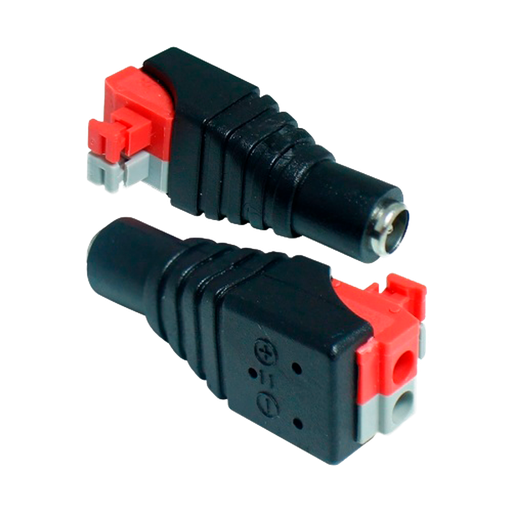 [CON-DCF]  Vrouwelijke DC-stroomadapter met snelkoppeling 12VDC