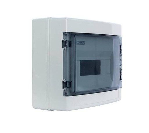 [60008] ELMARK Coffret GAMMA IP65 SURFACE AVEC COUVERT 8 Modules