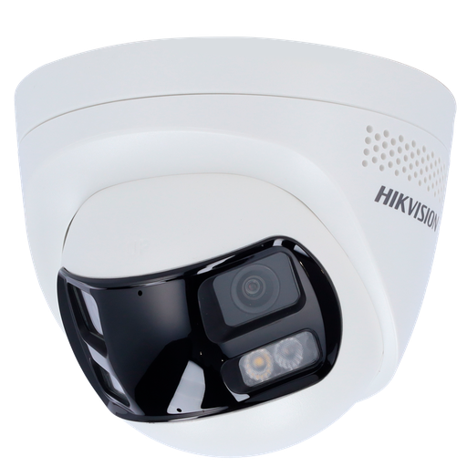 [DS-2CD1383G2P-LIUF/SL] HIKVISION DS-2CD1383G2P-LIUF/SL(2mm) 8 Megapixel IP Turret Camera - Dual 2mm Panoramic Lens 30m Hybrid Lighting | Deterrent Siren &amp; Flashing Light Motion Detection 2.0 MicroSD Built-in Microphone &amp; Speaker: PoE: IP67