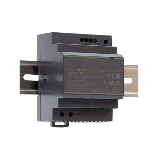 [DC48V-90-DIN] Bloc d'alimentation à découpage, montage DIN, 90 W, 48 V / 1,9