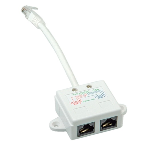 [21.99.3045] Adaptateur en T VALUE Cat.5e (Classe D), UTP, blanc