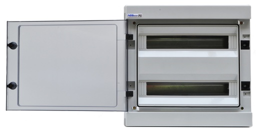 [RH362S] Verdeelkast - opbouwmontage - IP65 - 36 modules - 435 x 420 x 138 mm