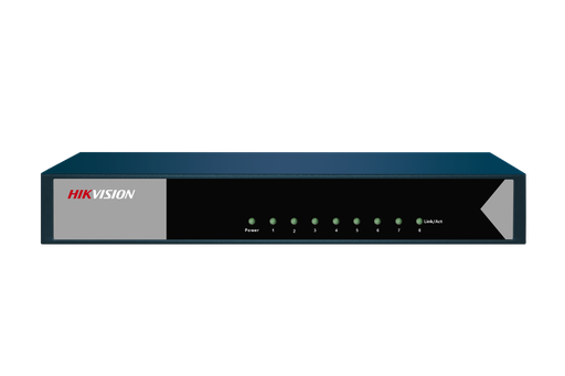 [DS-3E0508-E] HIKVISION DS-3E0508-E 8-poorts Gigabit Unmanaged Switch METAAL