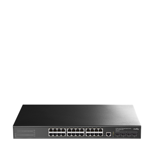 [GS5024S4] Cudy GS5024S4 Switch Gigabit administrable L3 à 24 ports avec 4 emplacements SFP 10G