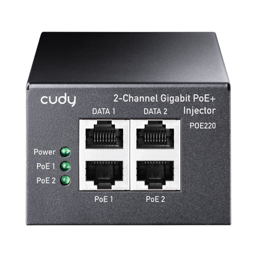 [POE220] Cudy POE220 Injecteur PoE+/PoE Gigabit 2 kanalen 30 W