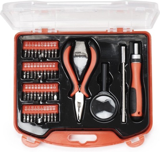 [TK-BASIC-02]  Jeu d'outils Cableexpert 'Basic' (44 pièces)