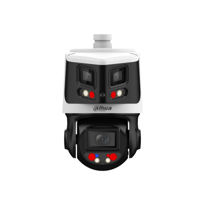[SDT3E410-8P-MB-A-PV1] Dahua Technology SDT3E410-8P-MB-A-PV1 Caméra réseau panoramique et PTZ Starlight TiOC 8MP+4MP