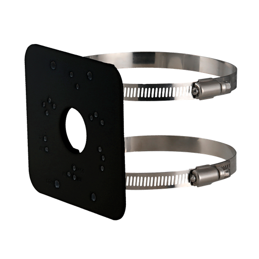 [PFA152-E-B] DAHUA PFA152-E-B( Zwart)- Gemotoriseerde koepelpaalbevestiging - Aluminium - 114 mm (H) x 125,6 (B) x 20 (D) - 270 g - Verstelbare lengte - Diameterbereik 80~150 mm