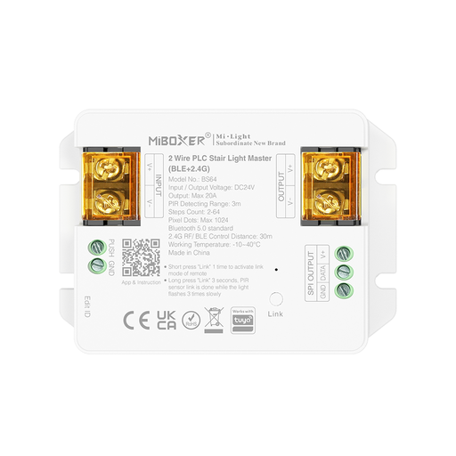 [BS64] BS64 2-draads PLC trapverlichtingsmaster (BLE+2.4G)