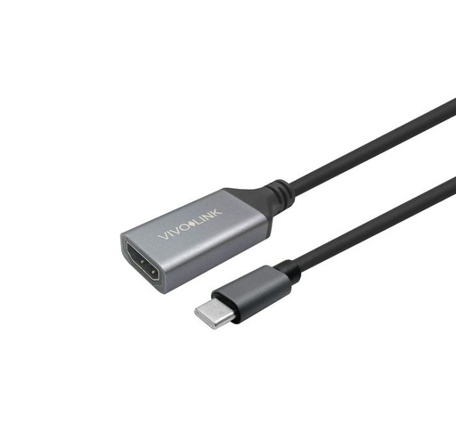 [PROHDMIUSBCFM1] Vivolink HDMI Female to USB-C Cable 1m Black