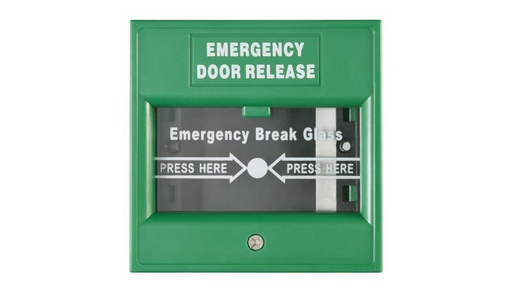 [DS-K7PEB-GR] DS-K7PEB Green Exit &amp; Emergency Button  break glass